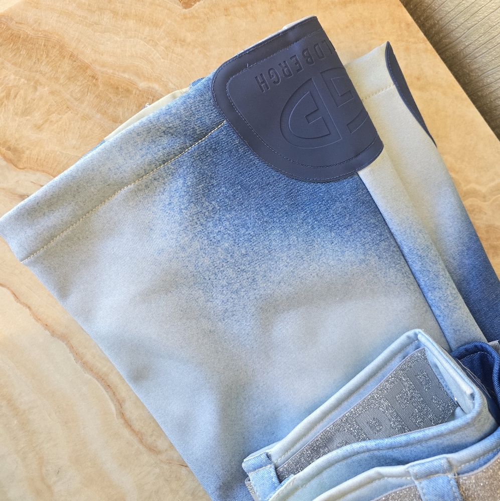 Goldbergh Blanchi Ski Pants Denim Jeans Blue Ciel Goldbergh Blue Ski Pants - Picture 14 of 16